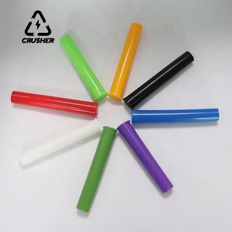 CRUSHER 10PCS King Size Cigarette Paper Tubes – Plastic Pill & Tablet Storage Container