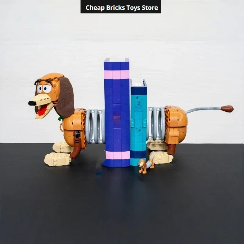 Dog Bookends Building Block Set - 1311-Piece Adult Model Kit Movie Character Collectible Gift