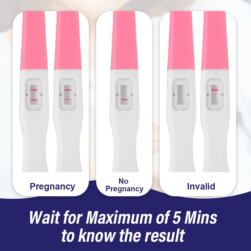 Pregnancy Test Strips – Early Detection HCG Test for Women, Over 99% Accurate, 5 Count