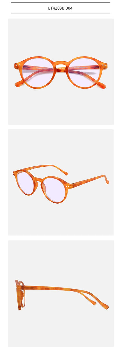 ZENOTTIC 2025 Retro Reading Glasses – Anti-Blue Light Blocking Eyeglasses for Women & Men, Diopter 0 to 4.0