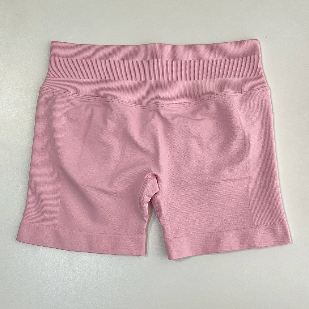 Women’s Impact Seamless Yoga Shorts — Scrunch Bum Low Waist Butt-Lifting Gym & Running Workout Leggings