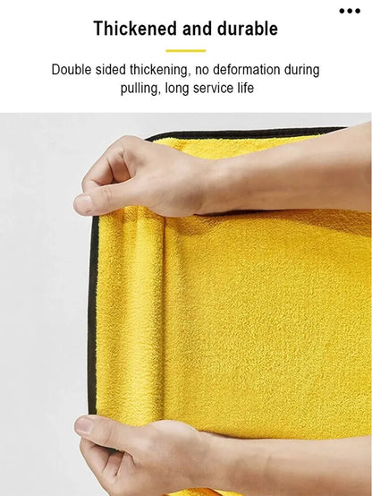 5/10/15/20PC Microfiber Car Cleaning Towels – High Absorption Multipurpose Cloths for Car Wash & Kitchen Cleaning