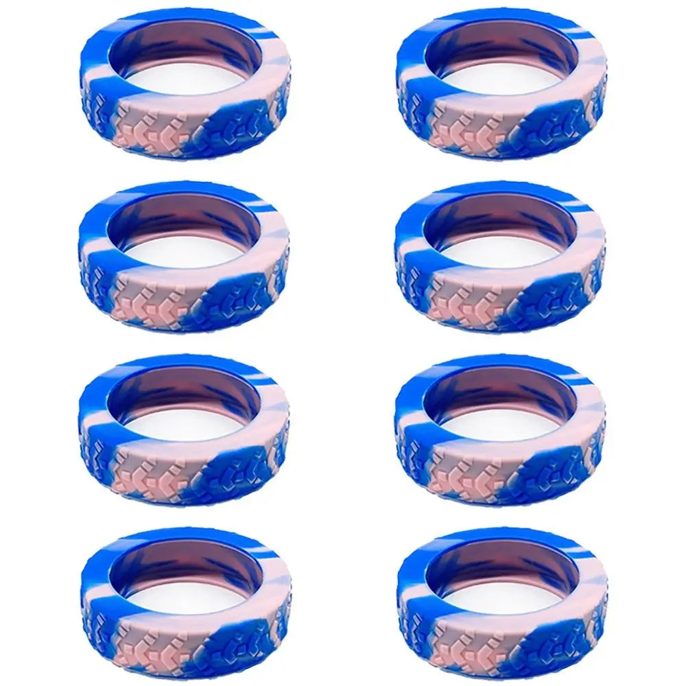 8pcs Travel Luggage Wheel Covers | Silicone Casters Protection for Suitcase, Noise-Reducing