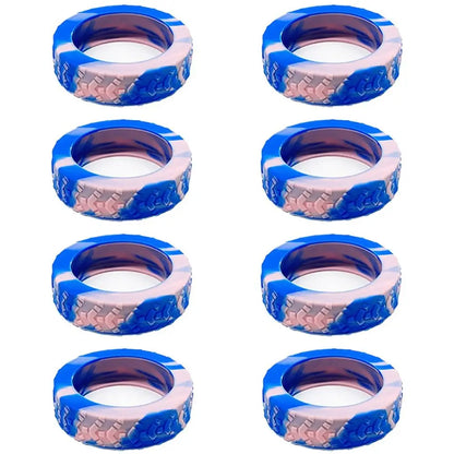 8pcs Travel Luggage Wheel Covers | Silicone Casters Protection for Suitcase, Noise-Reducing