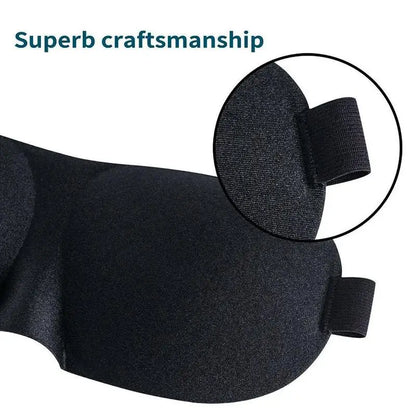 3D Sleeping Eye Mask – Soft Padded Travel Blindfold for Rest, Relaxation & Eye Comfort