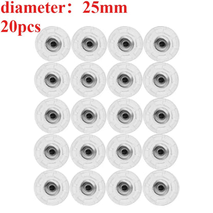 DIY Transparent Plastic Snaps – Invisible Seamless Fasteners, Durable Button Alternatives for Shirts & Dresses