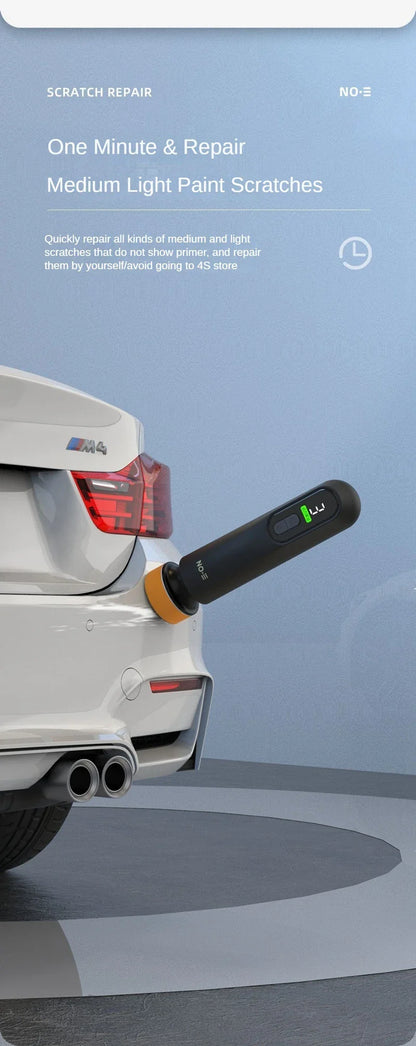 Wireless 12000RPM Car Polisher & Waxer | 3-in-1 Sanding Machine for Paint Scratch & Oil Film Removal