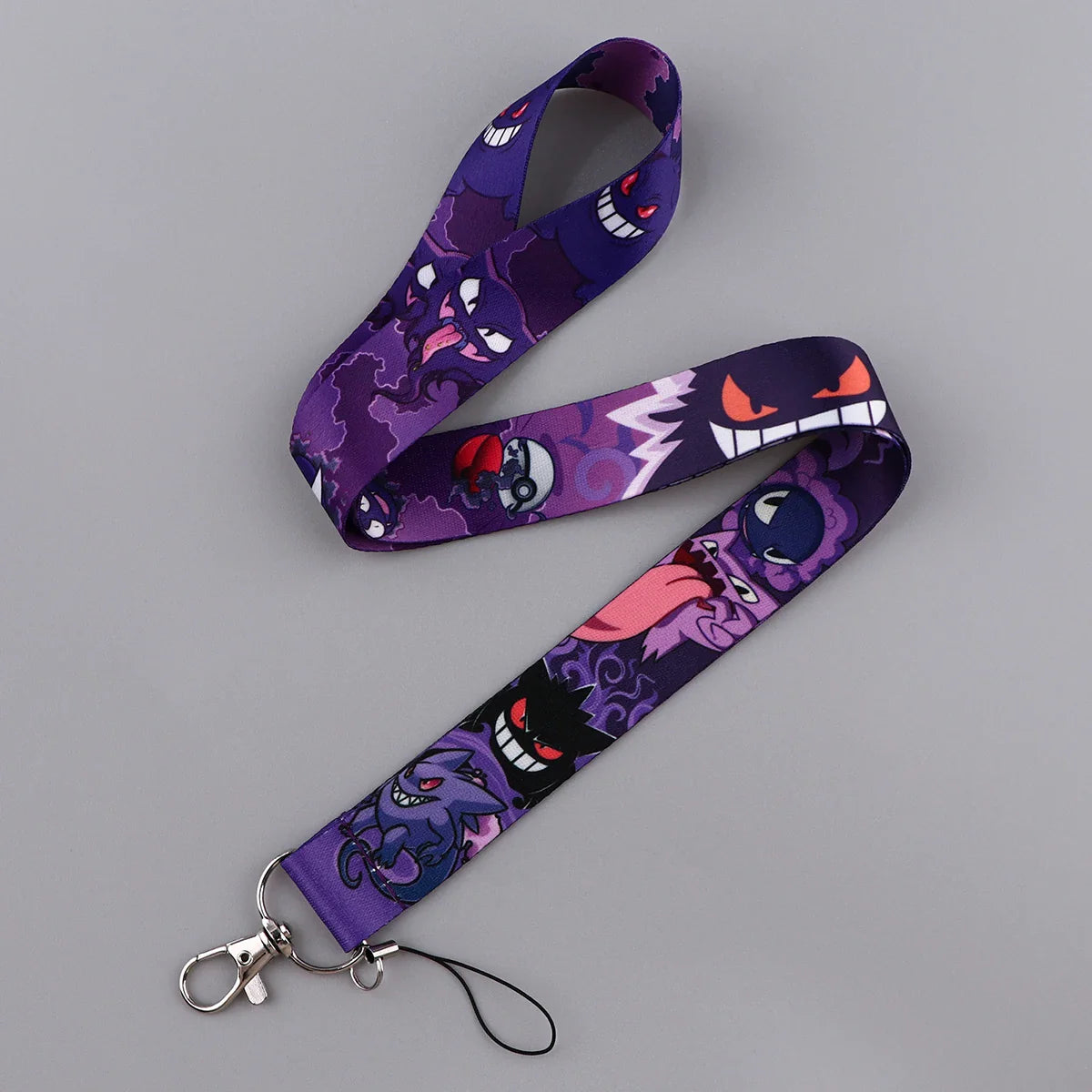 Cute Anime Lanyard – Keychain, ID Card, Passport, USB, Badge Holder & Neck Strap for Students, Cellphone Accessories
