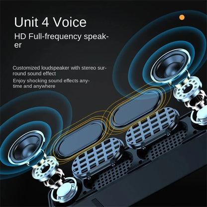 Original Bluetooth Soundbar Subwoofer - Wireless TV & Computer Speaker for Home Theater Music