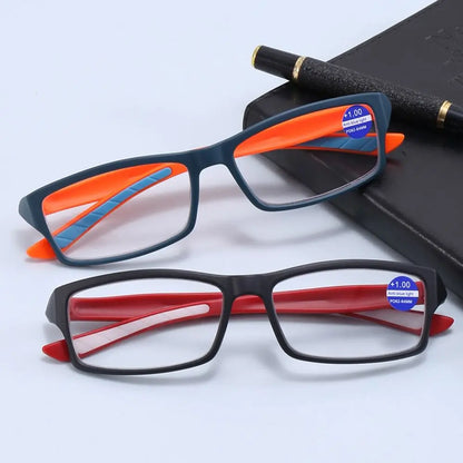 Ultralight Anti-Blue Light Reading Glasses – Sport Presbyopia Eyewear for Men & Women +100 to +400