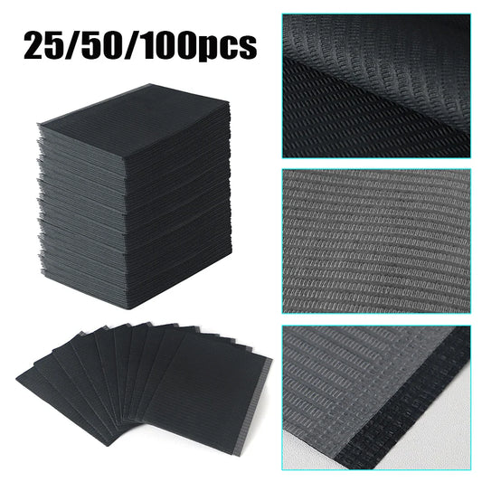 25/50/100PCS Disposable Tattoo Clean Pads - Waterproof Paper Tablecloths & Double Layer Sheets for Tattoo Accessories