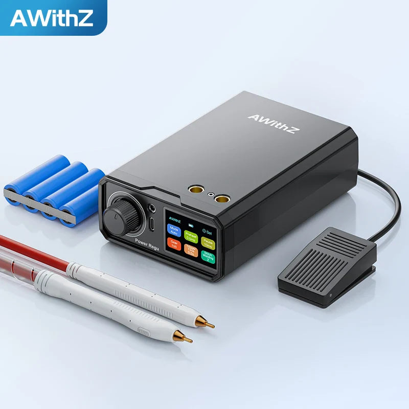 Awithz UK3 Portable Mini Spot Welder – DIY 18650 Lithium Battery Welding Tool, 10000mAh, Welds Up to 0.4mm