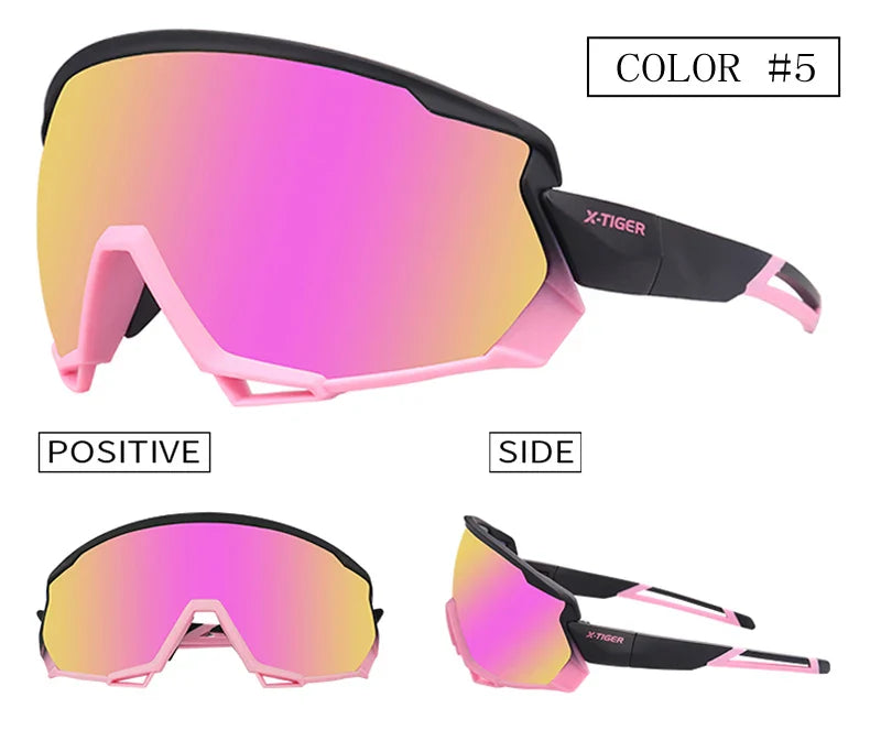 X-TIGER Polarized Cycling Glasses — Photochromic MTB & Road Bike Sunglasses for Sports