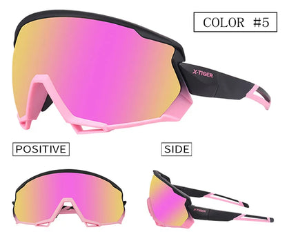X-TIGER Polarized Cycling Glasses — Photochromic MTB & Road Bike Sunglasses for Sports