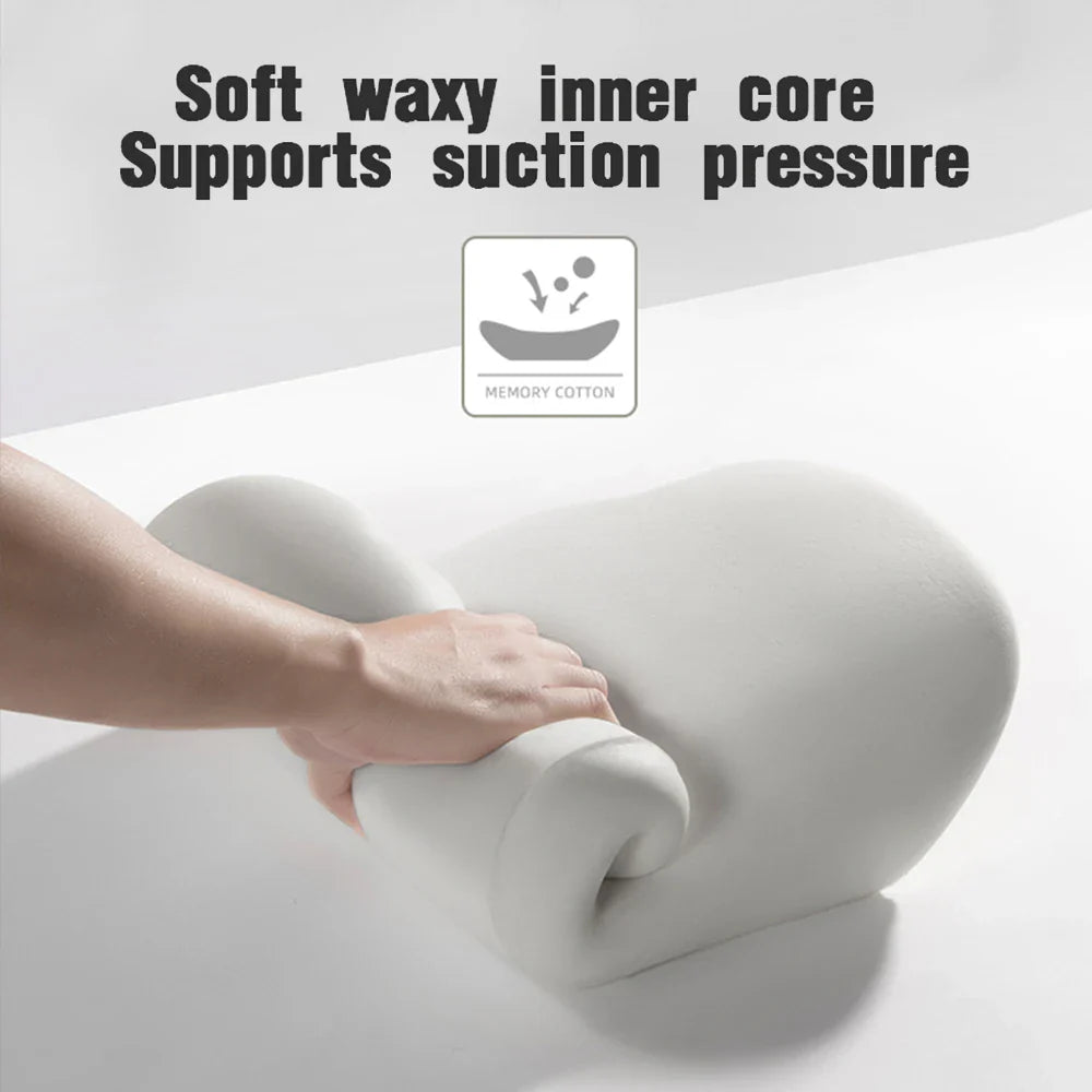 Breathable Memory Foam Car Neck Pillow & Lumbar Back Support | Protective Headrest Cushion to Relieve Stress | Comfortable Car Seat Pillow