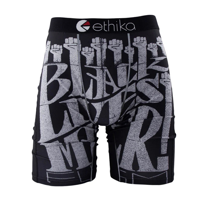 ETHIKA Men’s Boxer Briefs – Breathable Sexy Swim Underwear Trunks, Plus Size S–3XL Quick-Dry Comfortable Men’s Underpants