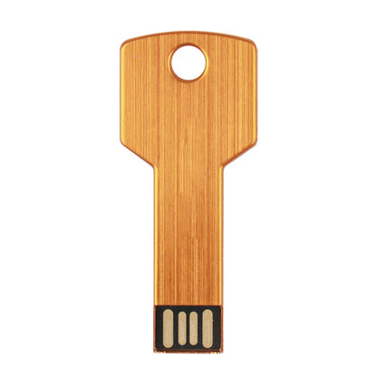 64GB Metal Key-Shaped USB Flash Drive – High-Speed U Disk, Real Capacity Storage (Black/Silver)