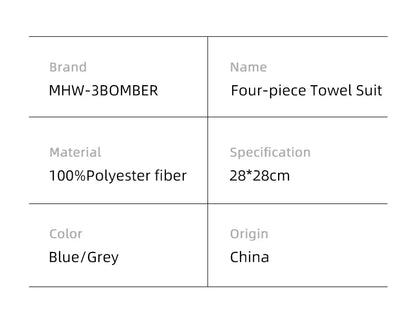 MHW-3BOMBER Barista Coffee Towels – Professional Square Cleaning Cloths for Espresso Machines & Kitchen Use
