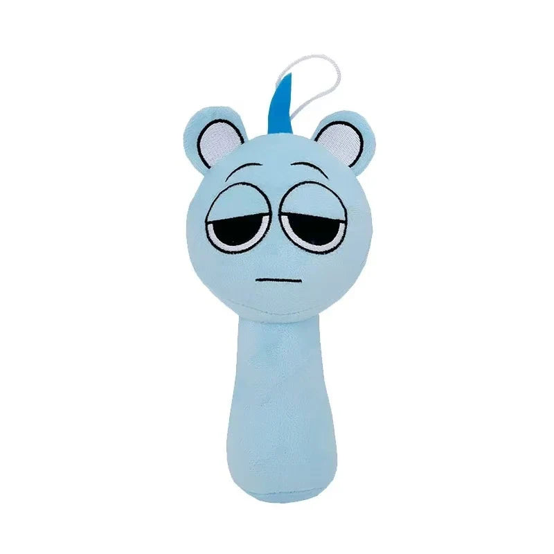 Sprunki Plush Toy Set Soft Cartoon Stuffed Animal Plushies Collectible Game Character Dolls Gift for Fans Birthday & Christmas Present