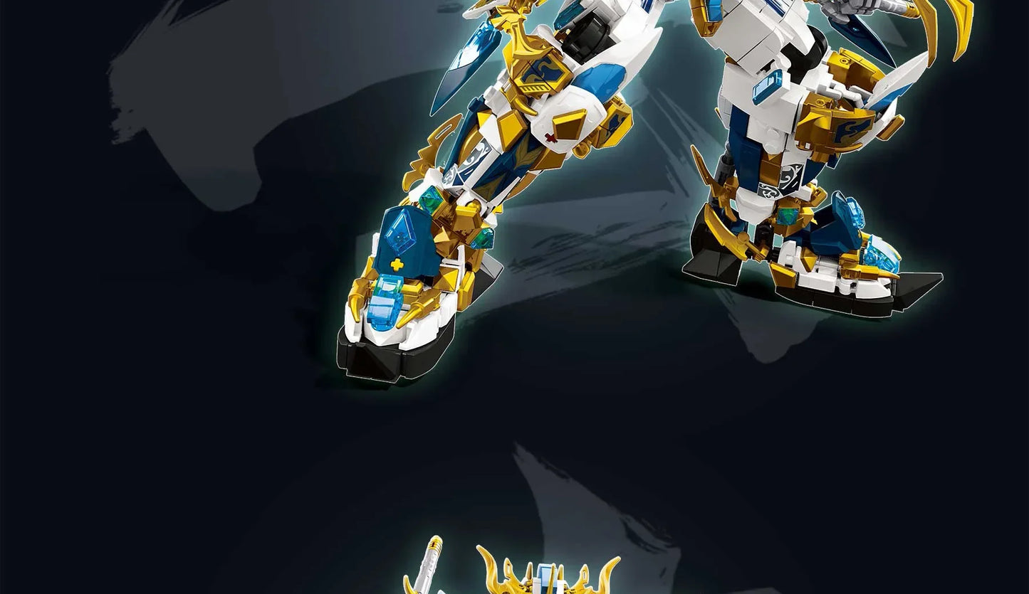 Mech WUKONG Monkey King Building Block Toy Set – ZHAOYUN Robot Hero DIY Bricks for Kids & Boys Gifts