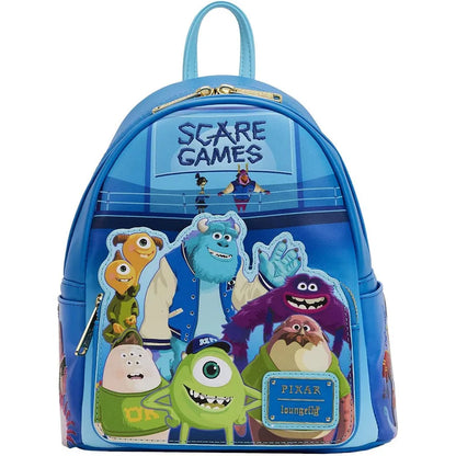 Disney Inside Out Sadness Mini Backpack – PU Leather Cartoon Rucksack for Girls, Cute Cosplay Storage Bag