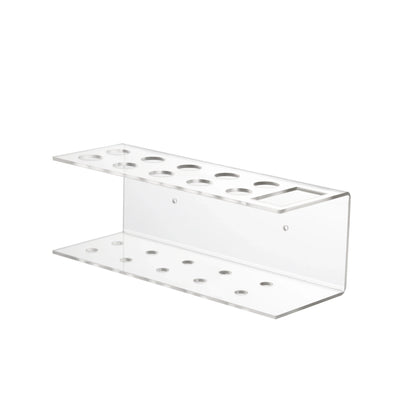 Acrylic Marker Pen Holder – Wall-Mounted 10-Slot Dry Erase Storage Rack for Office