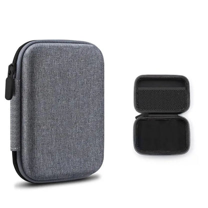 Mini Portable Hard Earphone Case – Storage Bag for AirPods, Earpods, Headphones & USB Cables