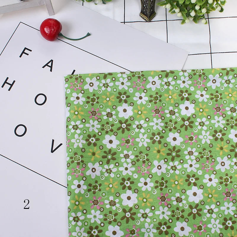 Printed Cotton Fabric Squares 25×25cm — Sewing, Quilting, Patchwork & DIY Handmade Craft Material