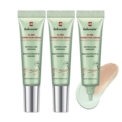 3Pcs/Set CC Cream Centella – Korean Color-Changing Liquid Foundation, Face Base Makeup & Foundation Cream