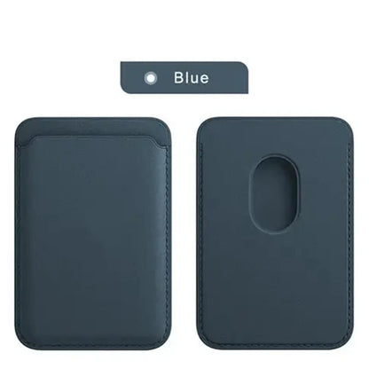 Leather MagSafe Wallet Case with Card Holder for iPhone 15 Pro Max, Compatible with iPhone 14, 13 & 12