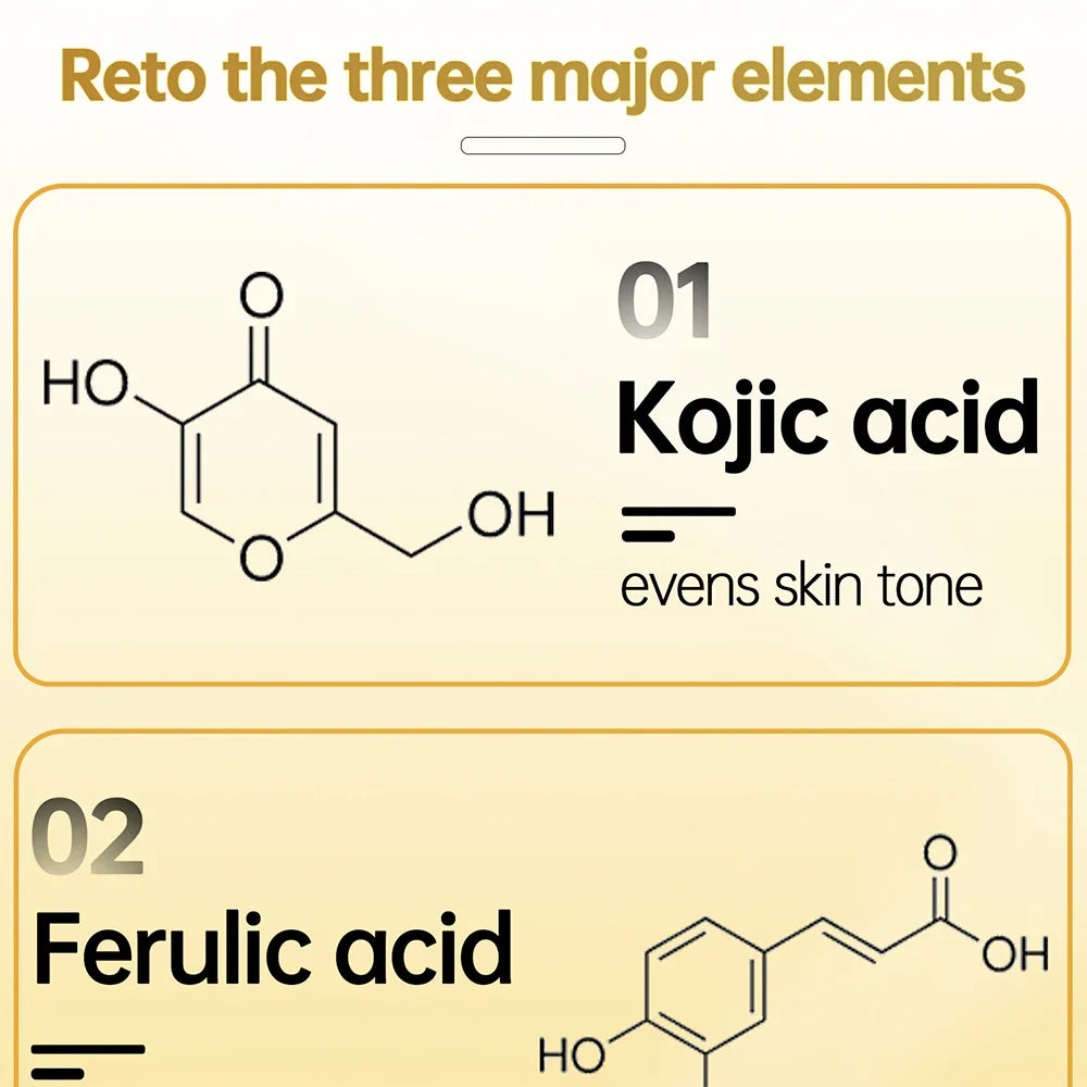 Kojic Acid Serum 30ml – Strong Brightening & Whitening Cream for Dark Spots, Fine Lines, Anti-Aging Skin Care