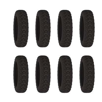 8pcs Travel Luggage Wheel Covers | Silicone Casters Protection for Suitcase, Noise-Reducing