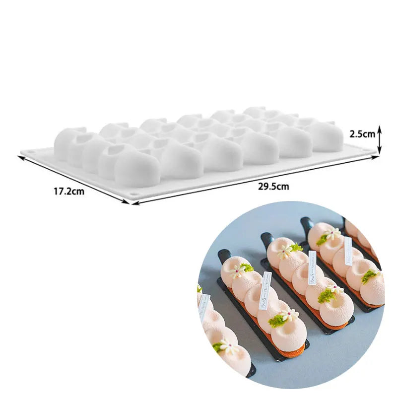 DIY Caterpillar Silicone Mold – Baking Tray for Chocolate, Candy, Biscuits, Cake, Jelly, Ice, Soap & Candle Making, Cute Gift Set
