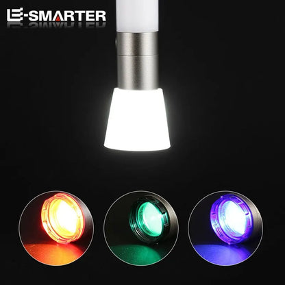 High-Power Portable Flashlight - USB Rechargeable Hand Lamp for Outdoor Camping and Cars