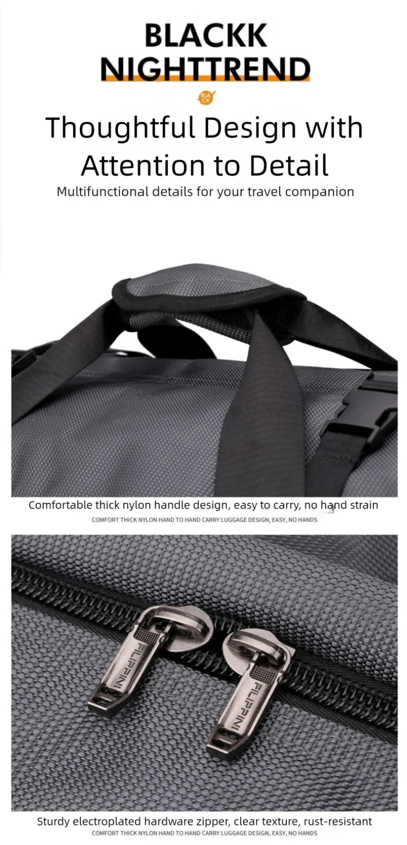 80L Rolling Duffle Bag with Wheels – 31" Heavy-Duty Foldable Travel Duffel, Water-Resistant Luggage with Shoulder Strap