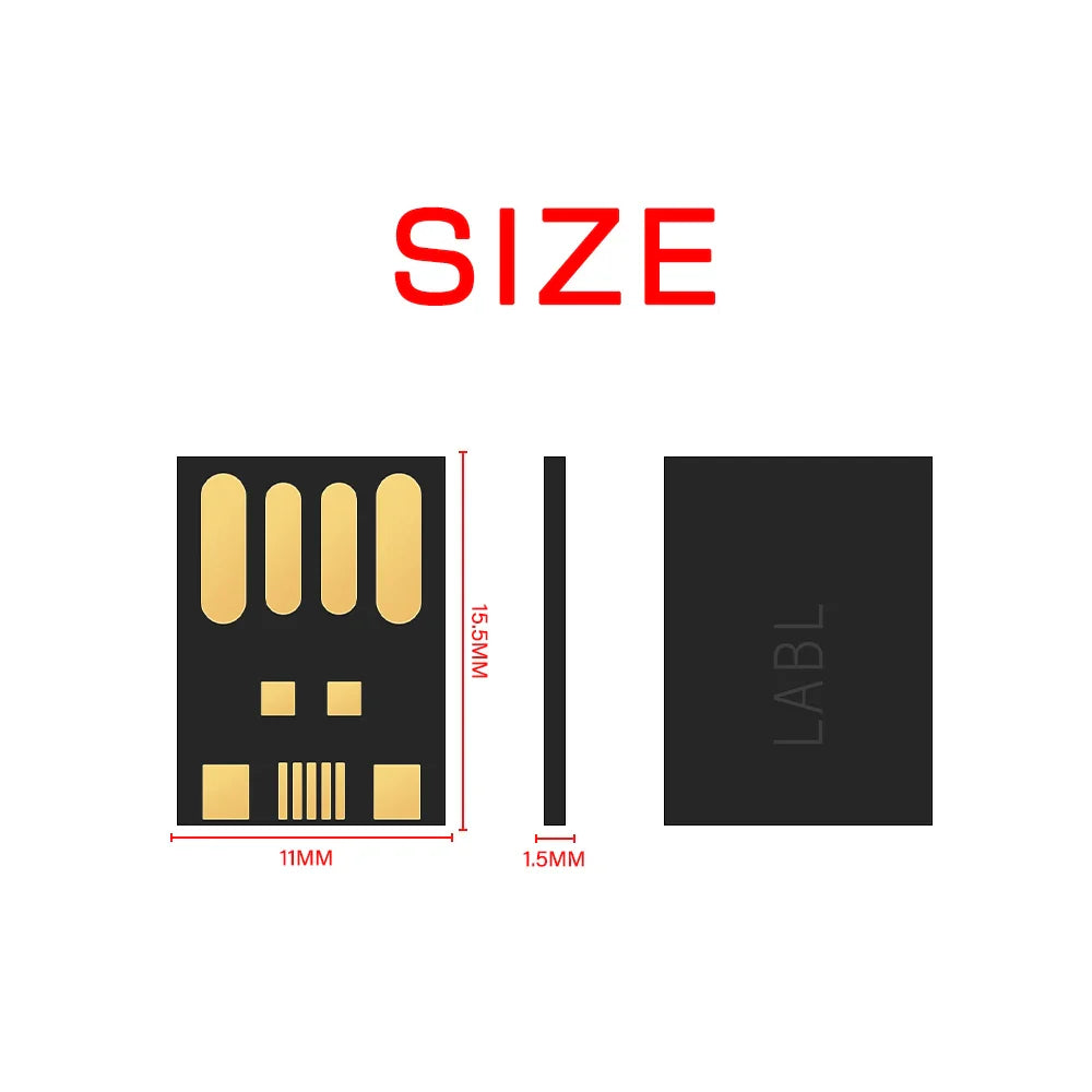 Jaster Universal 2-in-1 Wrist U-Disk – Long & Short Board Semi-Finished Chip, 4GB-64GB Options