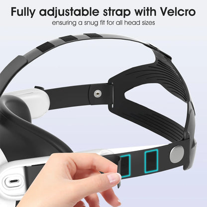 Active Silicone Head Strap for Meta Quest 3 — Comfortable Durable Replacement Pillow Accessory