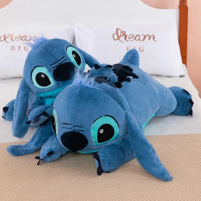 40cm Blue Stitch Plush Doll – Long Pillow Toy for Girls, Sleeping & Hugging Gift