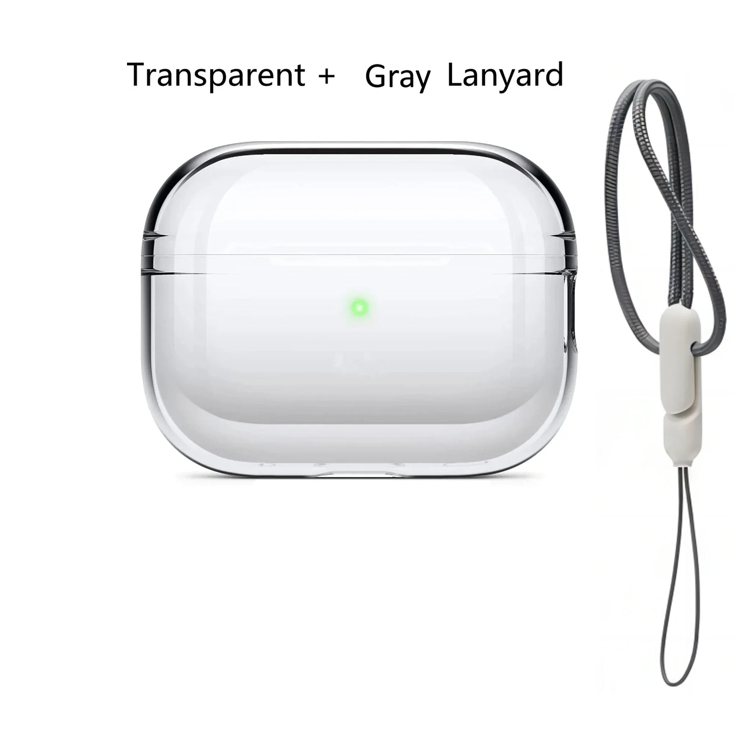 Transparent TPU Protective Case for AirPods Pro 2 — Soft Shockproof Skin Cover for AirPods Pro2 Earbuds