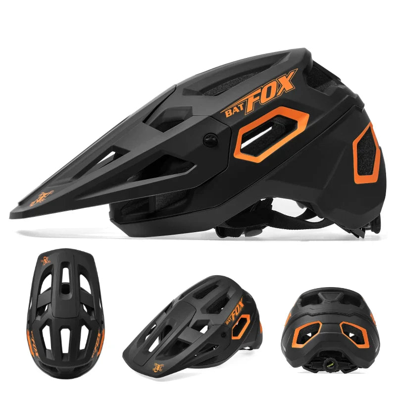 BATFOX MTB Cycling Helmet — Integrally-Molded Mountain Bike Helmet for Speed & Safety