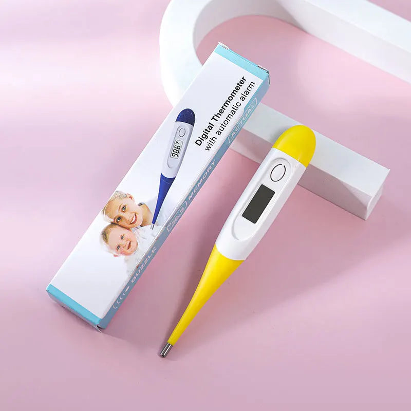 Digital Soft Tip Thermometer for Babies & Adults – Fast Electronic Temperature Monitor for Mouth, Armpit & Home Use
