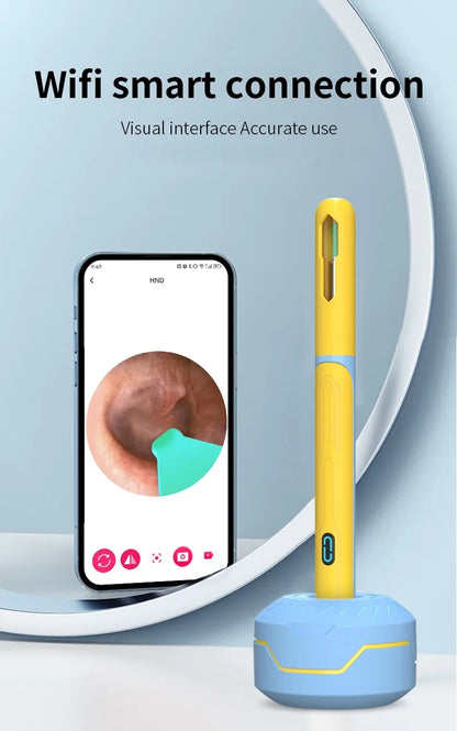Ear Cleaner with Camera Set – HD Otoscope, USB-C Charging Endoscope, Wax Removal Tool & Earpick, NK3 Pro Ear Cleaning Set