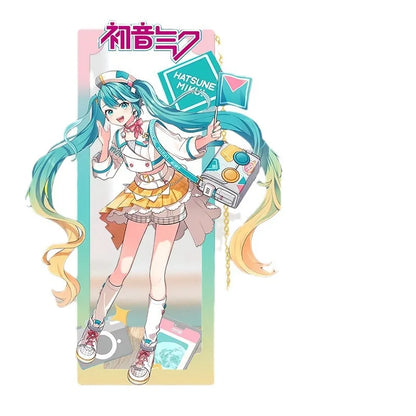 Hatsune Miku Metal Bookmarks – Perfect Gift for Anime Fans, Two-Dimensional Anime Figure Stationery