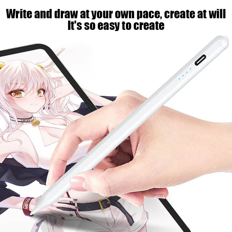 2024 iPad Stylus Pencil with Palm Rejection for iPad Air, Pro M2/M4, Mini & 9th/10th Gen Models