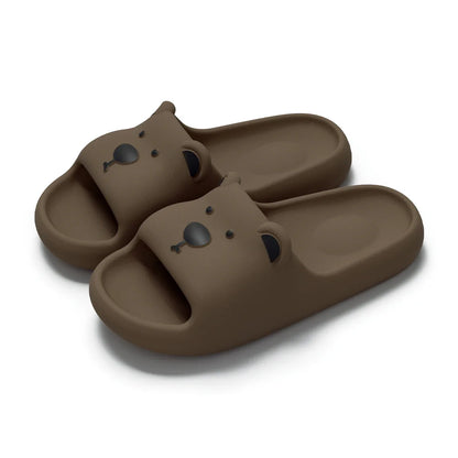 Pillow Rabbit Slippers for Women & Men – Comfy House Slides & Shower Sandals with Cushioned Thick Sole
