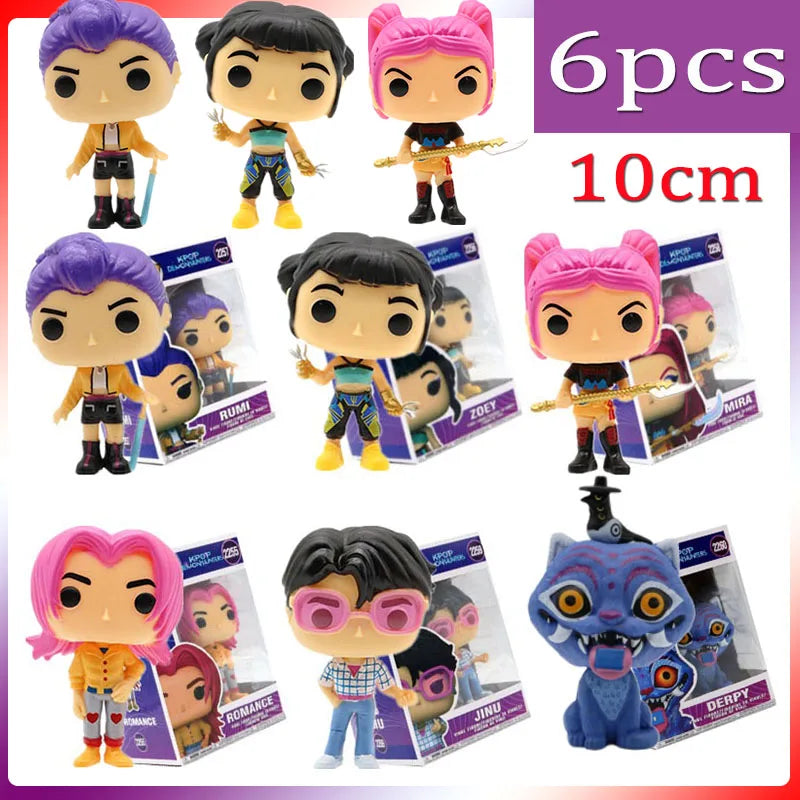 K-Pop Demon Hunters Blind Box Anime Figures – Rumi, Zoey, Mira, Saja Boys Vinyl Action Toys, Perfect Fan Gifts
