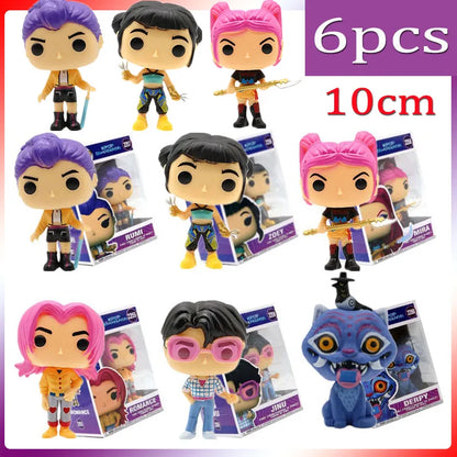 K-Pop Demon Hunters Blind Box Anime Figures – Rumi, Zoey, Mira, Saja Boys Vinyl Action Toys, Perfect Fan Gifts