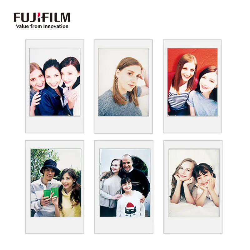 Fujifilm Instax Mini White Edge Film – 10/20 Sheets for Mini 11, 9, 8, 25, 50s Instant Cameras