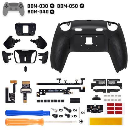 eXtremeRate RISE4 Plus MAX Back Button Kit – Remappable PS5 Controller Accessory with Clicky Trigger Stop & Rubberized Grip