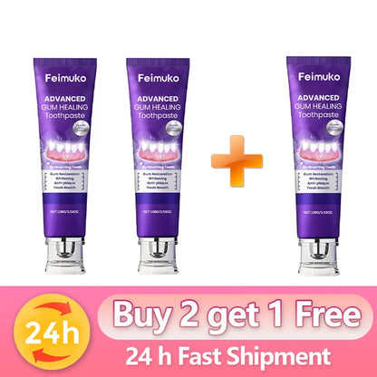 Gum Repair Whitening Toothpaste - Plaque & Caries Removal, Fresh Breath, Deep Cleaning & Stain Protection Oral Care Toothpaste